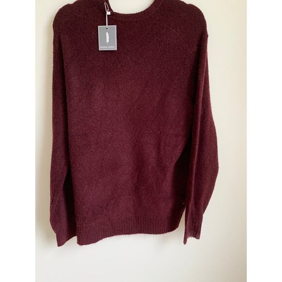 NWT Michael Bastian Striped Crew Neck Sweater Red - Picture 3 of 3